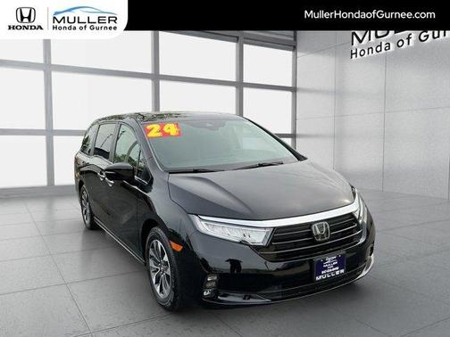 Crystal Black Pearl 2024 Honda Odyssey EX-L