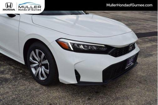 Platinum White Pearl 2026 Honda Civic LX