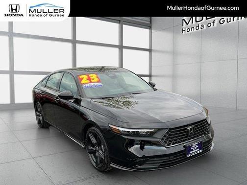 Crystal Black Pearl 2023 Honda Accord Hybrid Sport-L