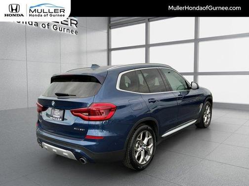 Phytonic Blue Metallic 2021 BMW X3 xDrive30i