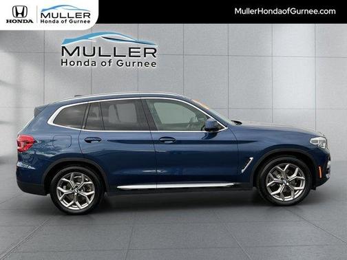 Phytonic Blue Metallic 2021 BMW X3 xDrive30i