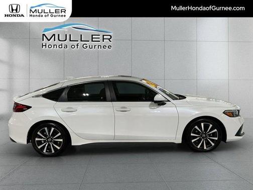 Platinum White Pearl 2024 Honda Civic EX-L