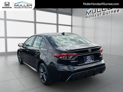 Midnight Black Metallic 2025 Toyota Corolla XSE