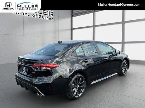 Midnight Black Metallic 2025 Toyota Corolla XSE