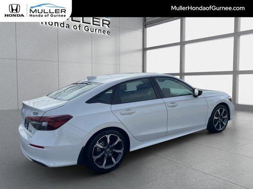 Platinum White Pearl 2026 Honda Civic Hybrid TOURING