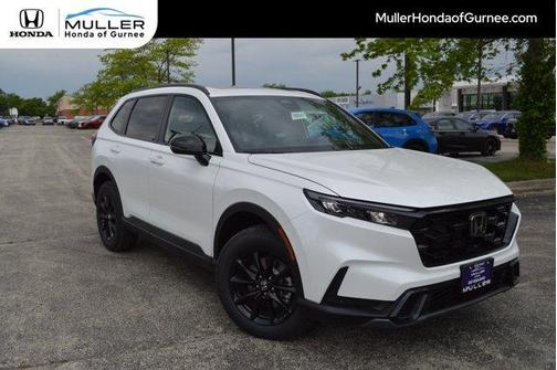 Platinum White Pearl 2026 Honda CR-V Hybrid Sport-L