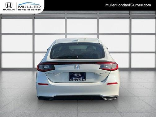 Platinum White 2025 Honda Civic Sport