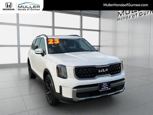 Glacial White Pearl 2023 Kia Telluride EX X-Line