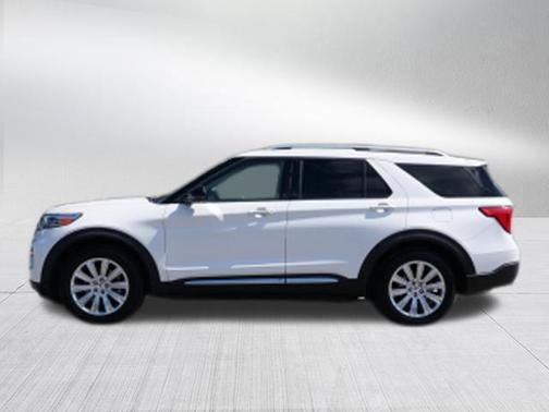 Star White Metallic Tri-Coat 2020 Ford Explorer Limited