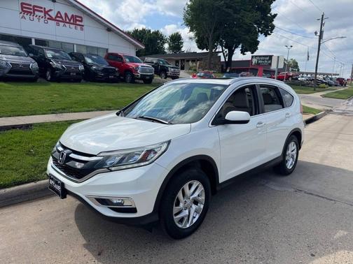 White Diamond Pearl 2015 Honda CR-V EX-L