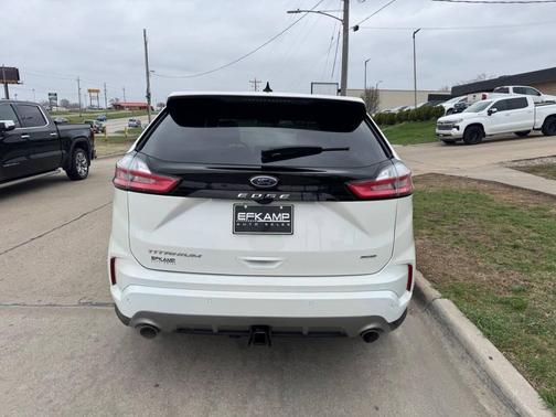 Star White Metallic Tri-Coat 2024 Ford Edge Titanium