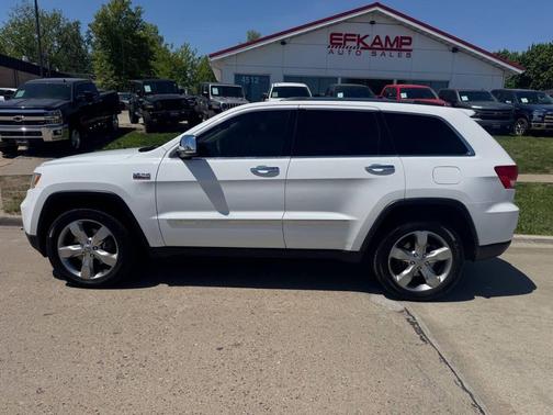 Bright White Clear Coat 2013 Jeep Grand Cherokee Overland