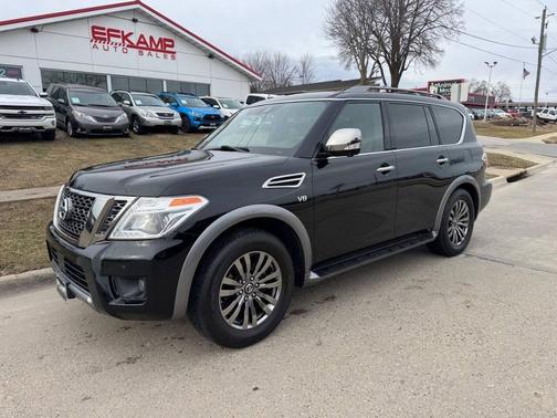 Super Black 2018 Nissan Armada Platinum 4x4 4dr SUV