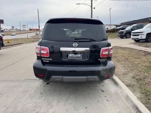 Super Black 2018 Nissan Armada Platinum 4x4 4dr SUV