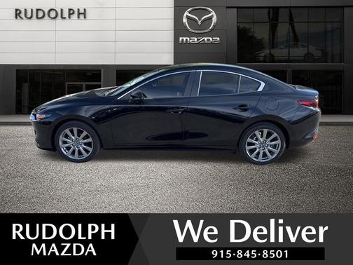 Jet Black Mica 2026 Mazda Mazda3 FWD w/Preferred Package