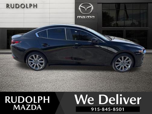 Jet Black Mica 2026 Mazda Mazda3 FWD w/Preferred Package