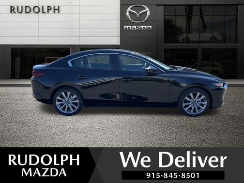 Jet Black Mica 2026 Mazda Mazda3 FWD w/Preferred Package