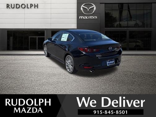 Jet Black Mica 2026 Mazda Mazda3 FWD w/Preferred Package