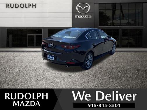 Jet Black Mica 2026 Mazda Mazda3 FWD w/Preferred Package