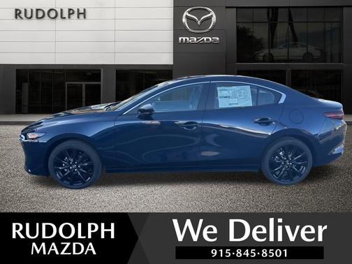 Deep Crystal Blue Mica 2026 Mazda Mazda3 FWD w/Select Package