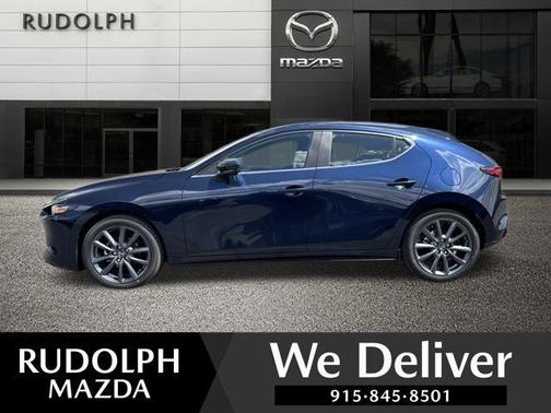 Deep Crystal Blue Mica 2026 Mazda Mazda3 FWD w/Preferred Package