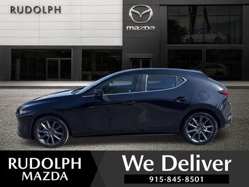 Jet Black Mica 2026 Mazda Mazda3 FWD w/Preferred Package