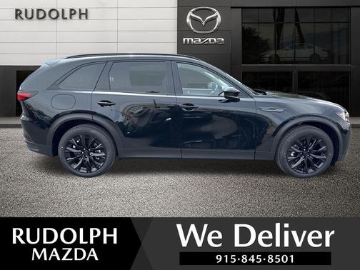 Jet Black Mica 2026 Mazda CX-90 PHEV Premium Sport