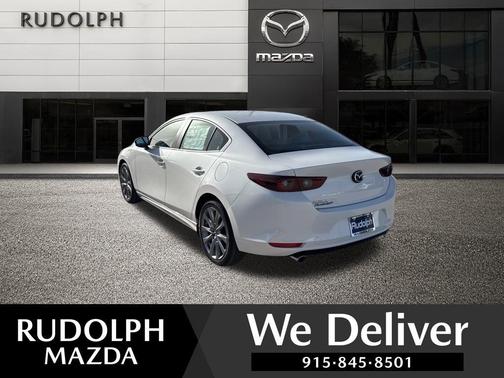 Snowflake White Pearl 2026 Mazda Mazda3 FWD w/Preferred Package