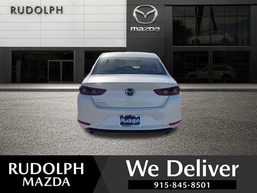 Snowflake White Pearl 2026 Mazda Mazda3 FWD w/Preferred Package