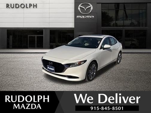 Snowflake White Pearl 2026 Mazda Mazda3 FWD w/Preferred Package