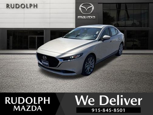 Platinum Quartz Metallic 2026 Mazda Mazda3 FWD w/Preferred Package