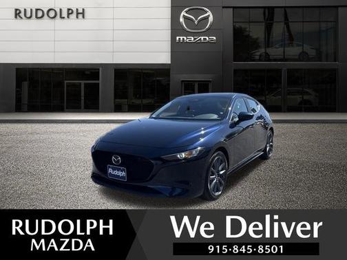 Deep Crystal Blue Mica 2026 Mazda Mazda3 FWD w/Preferred Package Hatchback