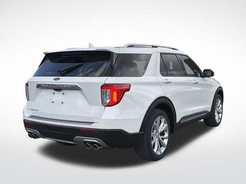 STAR WHITE MET TRI-COAT 2022 Ford Explorer Platinum
