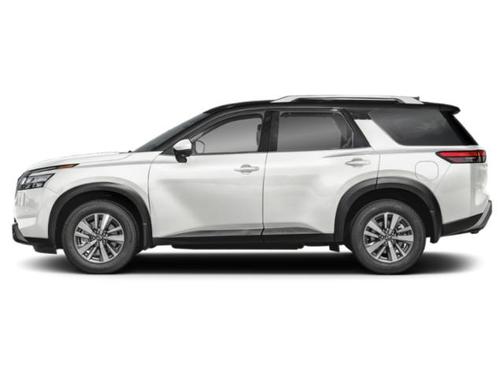 Pearl White Tricoat/Super Black 2024 Nissan Pathfinder SL FWD