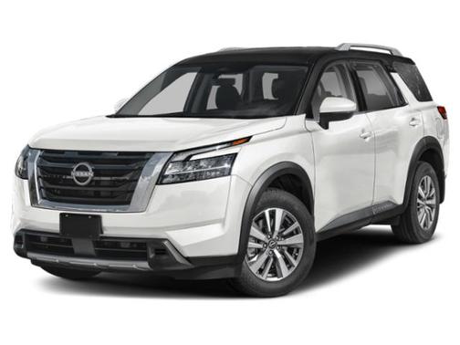 Pearl White Tricoat/Super Black 2024 Nissan Pathfinder SL FWD