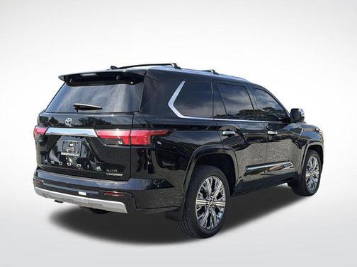 Midnight Black Metallic 2025 Toyota Sequoia Capstone