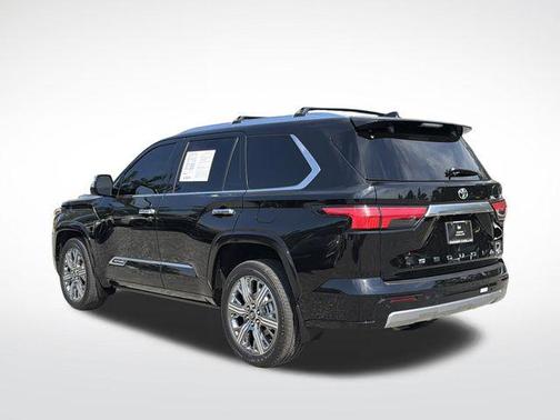 Midnight Black Metallic 2025 Toyota Sequoia Capstone