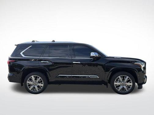 Midnight Black Metallic 2025 Toyota Sequoia Capstone