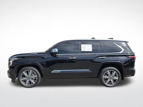Midnight Black Metallic 2025 Toyota Sequoia Capstone