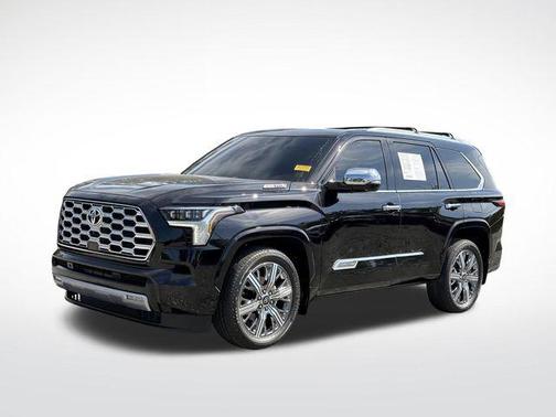 Midnight Black Metallic 2025 Toyota Sequoia Capstone