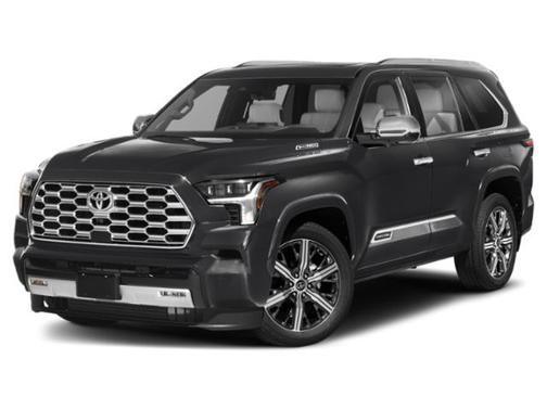 Midnight Black Metallic 2025 Toyota Sequoia Capstone