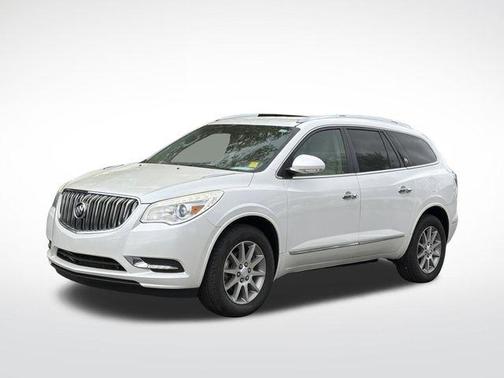 White Frost Tricoat 2016 Buick Enclave Leather