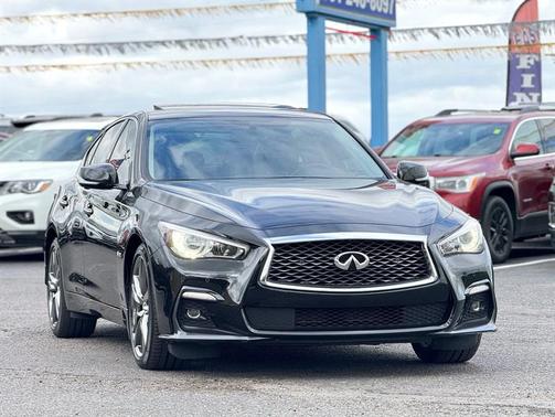 Black Obsidian 2019 INFINITI Q50 3.0t Signature Edition