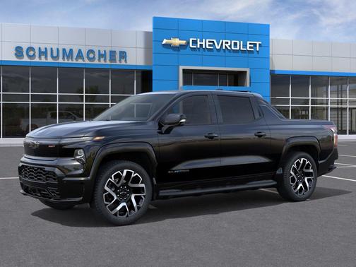 Black 2024 Chevrolet Silverado EV First-Edition RST 4WD