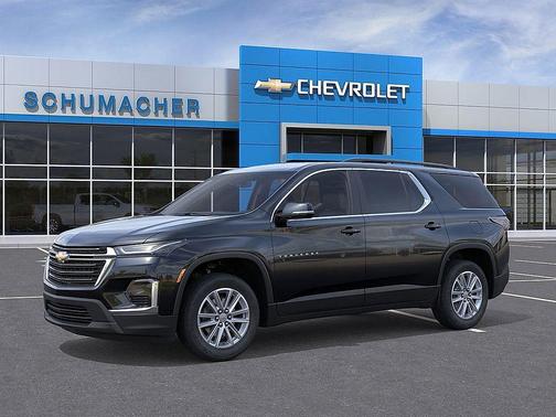 Mosaic Black Metallic 2023 Chevrolet Traverse LT Cloth