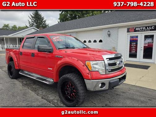RED 2014 Ford F-150 XLT