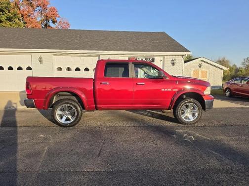 Red 2009 Dodge Ram 1500 TRX
