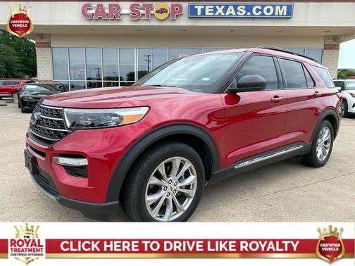 Rapid Red Metallic Tinted Clearcoat 2021 Ford Explorer XLT