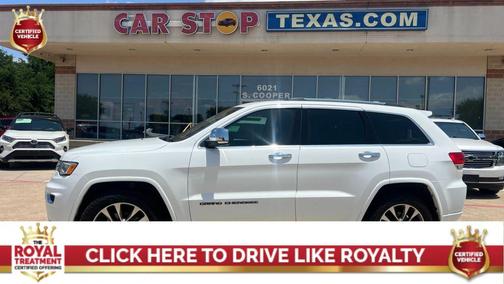 Bright White Clearcoat 2017 Jeep Grand Cherokee Overland