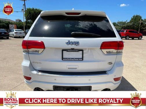 Bright White Clearcoat 2017 Jeep Grand Cherokee Overland